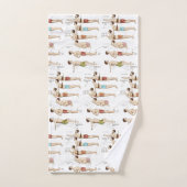 Swim Funny, Franse  zwemles Bad Handdoek (Handdoek)