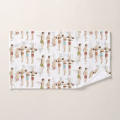 Swim Funny, Franse  zwemles Bad Handdoek (Handdoek)