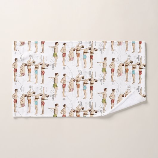 Swim Funny, Franse zwemles Bad Handdoek (Handdoek)