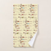 Swim Funny, Franse  zwemles Bad Handdoek (Handdoek)