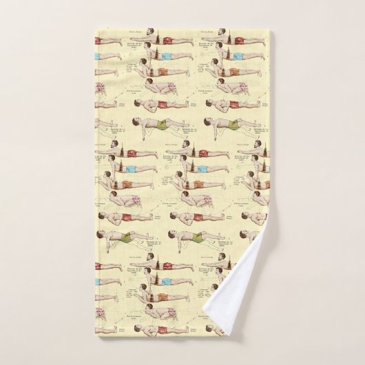 Swim Funny, Franse  zwemles Bad Handdoek (Handdoek)