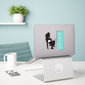 SWIM - Gepersonaliseerd Sticker (Laptop op bureau)
