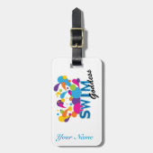 Swim Goddess Bag Label Bagagelabel (Voorkant verticaal)