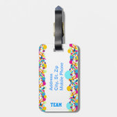 Swim Goddess Bag Label Bagagelabel (Achterkant verticaal)