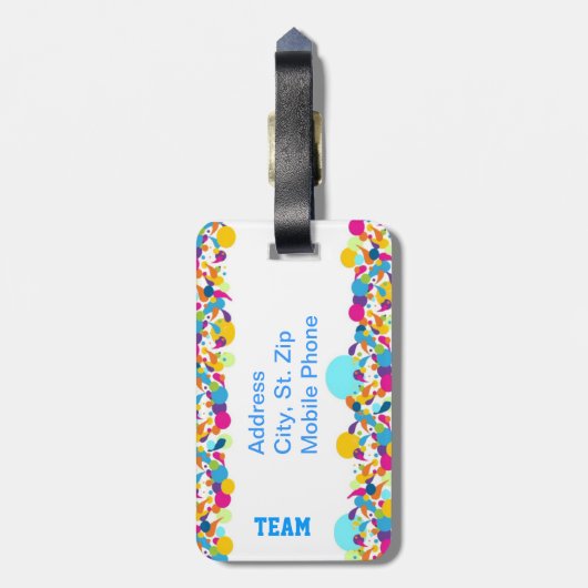 Swim Goddess Bag Label Bagagelabel (Achterkant verticaal)