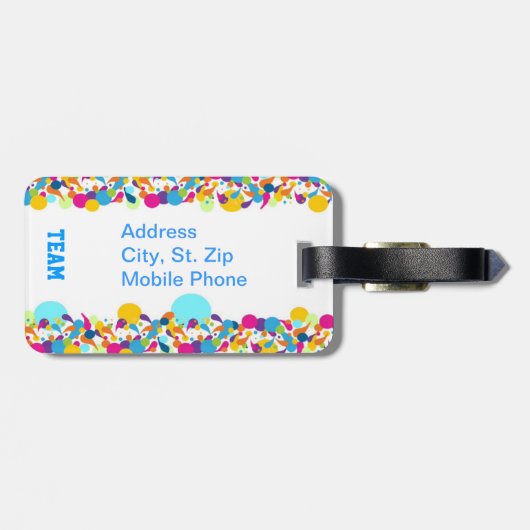 Swim Goddess Bag Label Bagagelabel (Achterkant horizontaal)