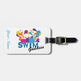 Swim Goddess Bag Label Bagagelabel