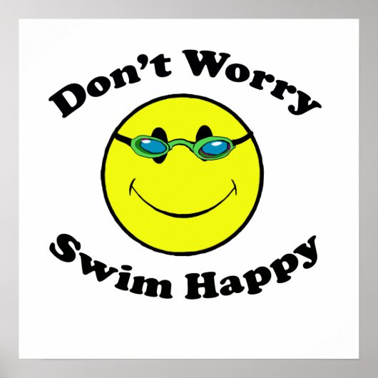 Swim Happy Poster (Voorkant)