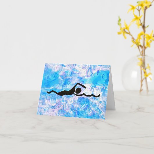 SWIM KAART (Gele Bloem)