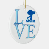 Swim-kerstversiering Keramisch Ornament (Rechts)