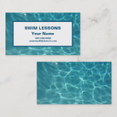 Swim Lessons - Swim-leraar Visitekaartje (Voorkant / Achterkant)