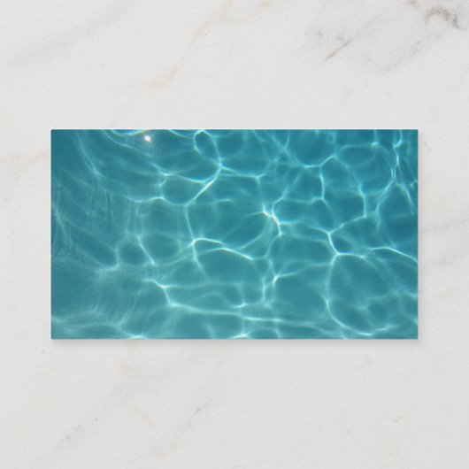 Swim Lessons - Swim-leraar Visitekaartje (Achterkant)