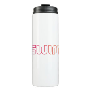 Swim, leuk design thermosbeker