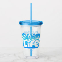 "Swim Life" Koele Zwembad kleur