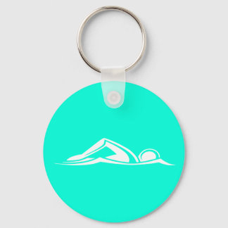 Swim Logo Sleutelhanger Turquoise
