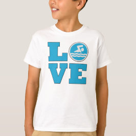 Swim Love for Competitiveness Swmers of Coaches T-shirt