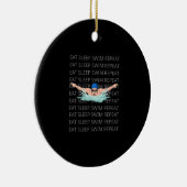 Swim Love Funny Swimming Boy Sport Keramisch Ornament (Rechts)