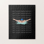 Swim Love Funny Swimming Boy Sport Legpuzzel (Verticaal)