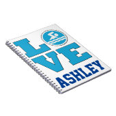 Swim Love Notitieboek for Competitive Swaters and  (Rechterzijde)
