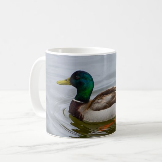 Swim Mallard Swim Coffee Mok (Voorkant links)