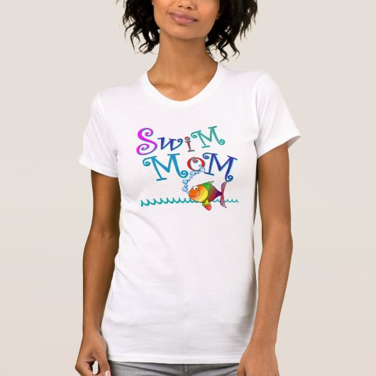 Swim mam T-Shirt aanpassen (Voorkant)