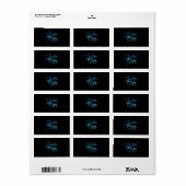 Swim Mam zwemmen Funny Cute Gift Etiket (Full Sheet)