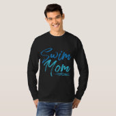 Swim Mam zwemmen Funny Cute Gift T-shirt (Voorkant volledig)