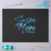 Swim Mam zwemmen Funny Cute Gift Tissuepapier (Craft)