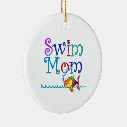 Swim mama keramisch ornament (Rechts)
