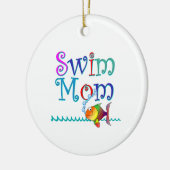 Swim mama keramisch ornament (Links)