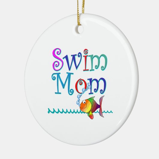 Swim mama keramisch ornament (Links)