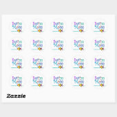 Swim mama ronde sticker (Vel)