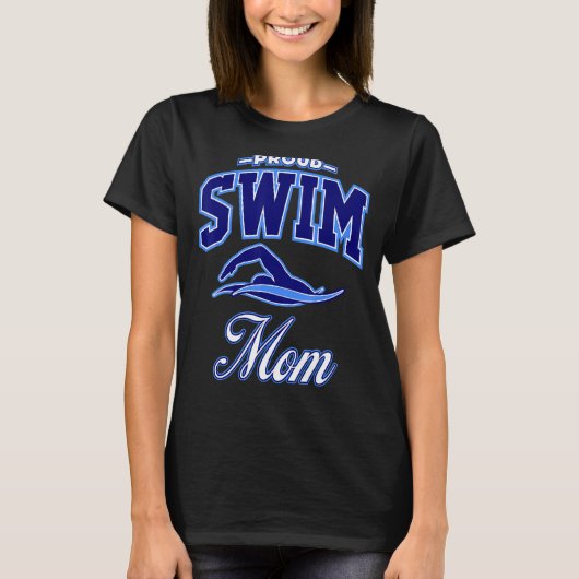Swim mama t-shirt (Voorkant)