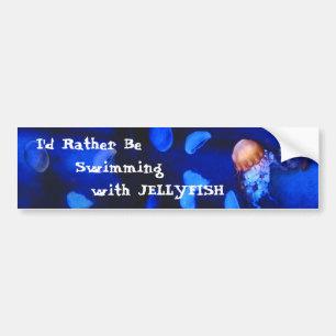 Swim met Bumpersticker van kwallen