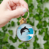 Swim met dolfijnen sleutelhanger (Hand)
