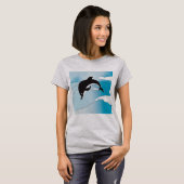 Swim met dolfijnen t-shirt (Voorkant volledig)