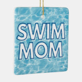 Swim Mom Christmas Ornament (Rechts)