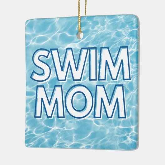Swim Mom Christmas Ornament (Links)