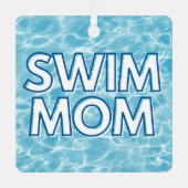 Swim Mom Christmas Ornament (Voorkant)