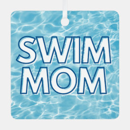 Swim Mom Christmas Ornament