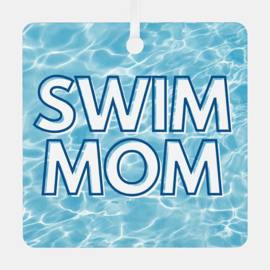 Swim Mom Christmas Ornament (Voorkant)