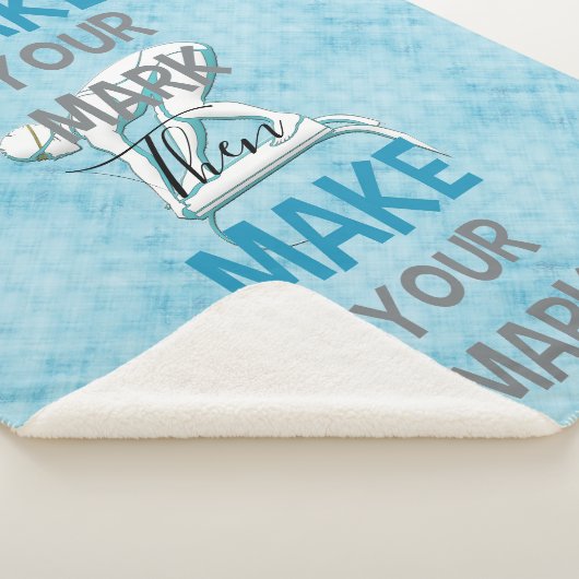 Swim-ontwerp met merk en merk sherpa deken (3/4)