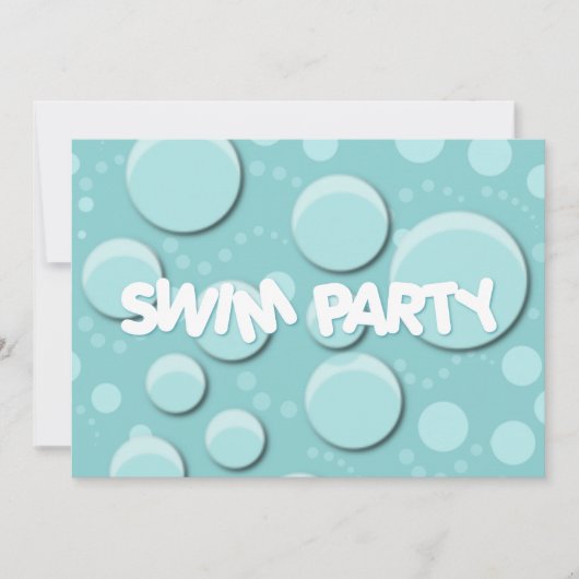Swim Party Kaart (Voorkant)