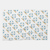 Swim Ring Light Blue Theedoek (Horizontaal)