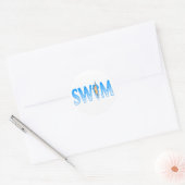 Swim Ronde Sticker (Envelop)