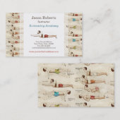 Swim School Swimming Teacher  Frans Visitekaartje (Voorkant / Achterkant)