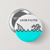 Swim sneller ronde button 5,7 cm (Voorkant /achterkant)