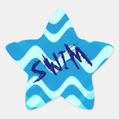 SWIM-Stickers Ster Sticker (Voorkant)