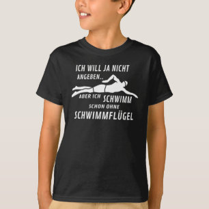 Swim Swimmer Funny Gezegde T-shirt
