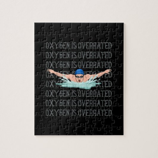 Swim Swimmer Love Funny Swimming Boy Sport Legpuzzel (Verticaal)